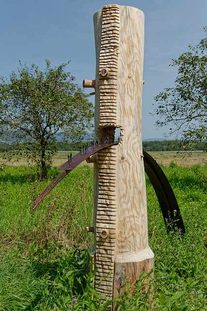 Art en campagne (Collex - Ornex à cheval sur la frontière CH/ F)