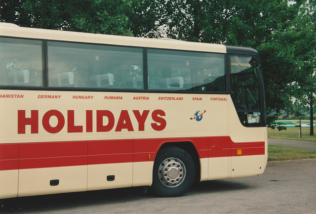 Excelsior Holidays 320 (A13 XEL) at the Smoke House Inn, Beck Row – 16 Jun 1994 (227-32)