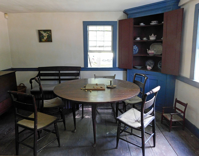 The Dining Room in the Ritch House in Old Bethpage Village, August 2022