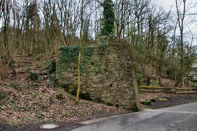 Zeche Verlohrner Sohn, alte Laderampe (Hattingen-Baak) / 7.03.2021