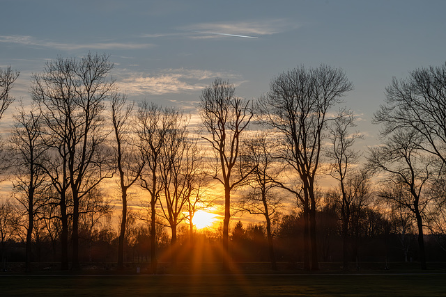 Sonnenuntergang in Klaffenbach