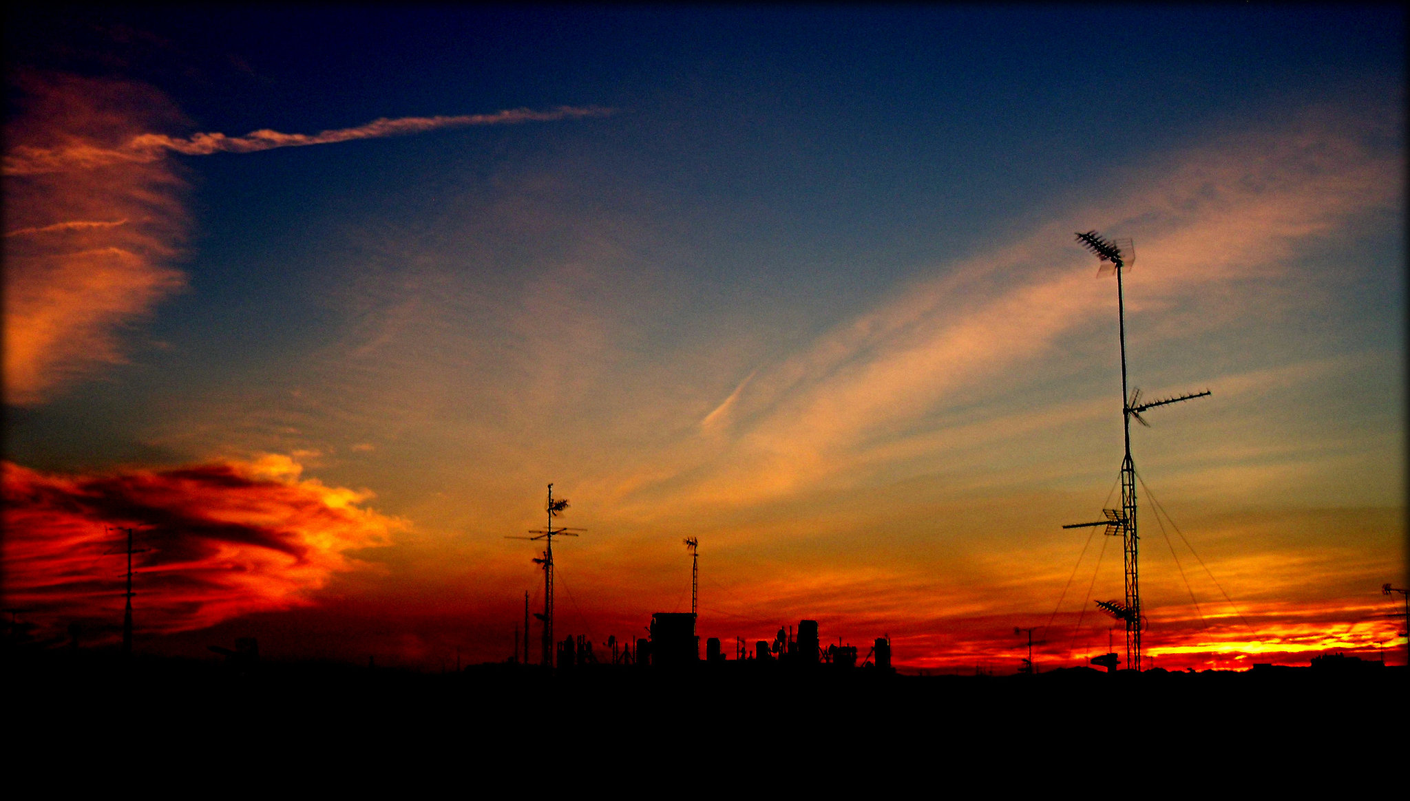 Sunset over Chamberí