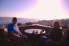 Tea time   overlooking The Bosporus