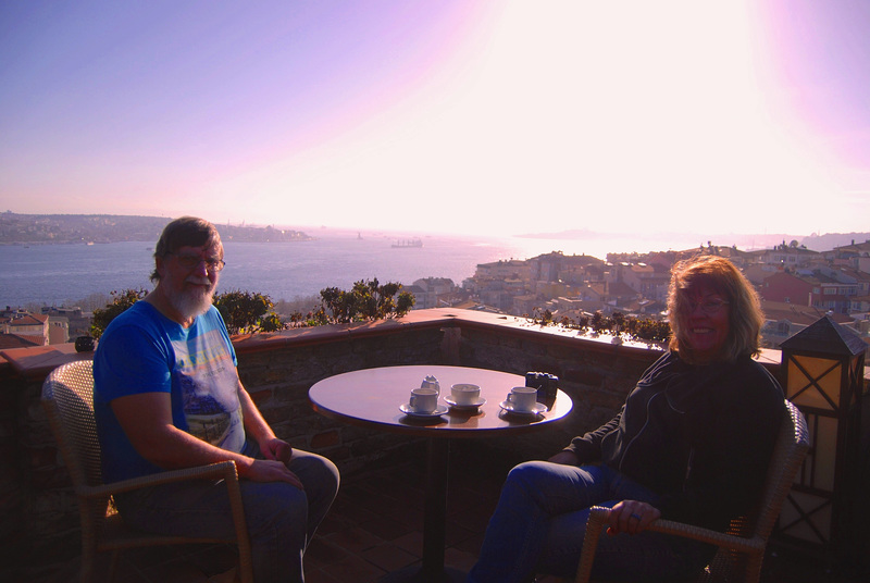 Tea time   overlooking The Bosporus