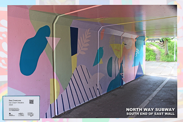 Look again - North Way Subway East wall South - Newhaven 20 6 2024