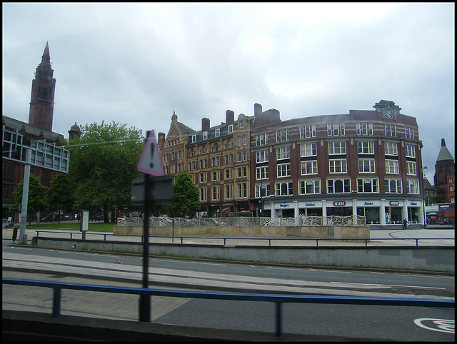 remains of a city centre