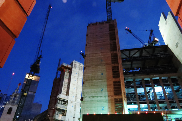 bucklersbury building site, london