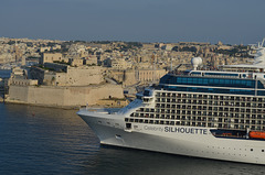 Celebrity Silhouette and Fort St. Angelo