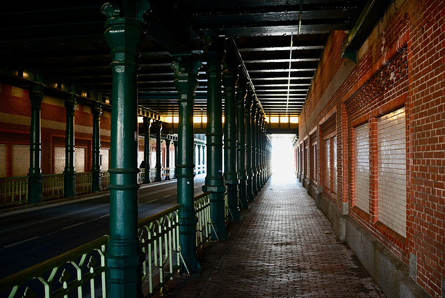 Tunnel under the railroad