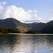 Looking from the northern shore of Buttermere to Fleetwith Pike (Scan from Feb 1996)