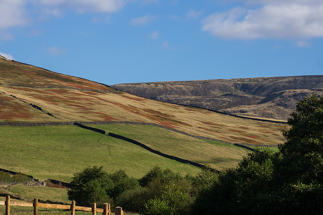 Over the fields to Bleaklow