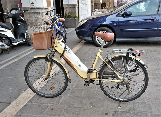 Elektro-Fahrrad in Chioggia