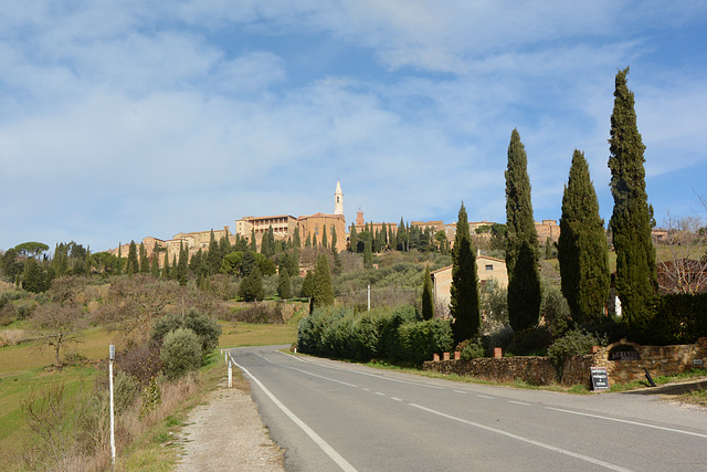 Italy, On the Way to Pienza from the South