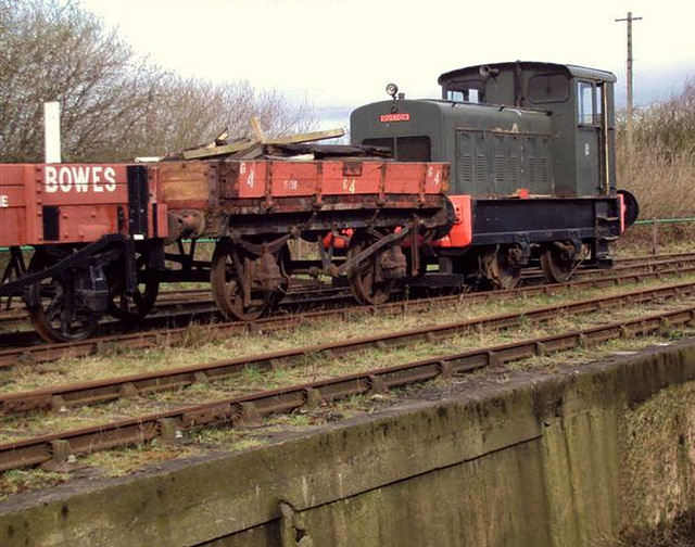 BR DB - Ruston shunting waggons.