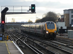 221139 passing Eastleigh - 27 January 2015