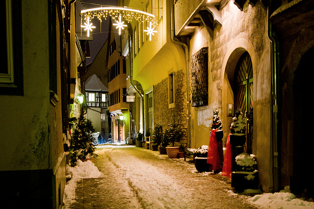 Obere Herrengasse im Schnee