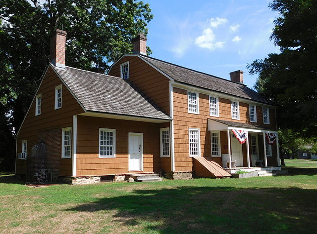 The Lawrence House in Old Bethpage Village, August 2022