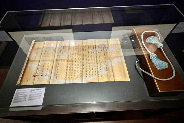 Japanmuseum SieboldHuis 2024 – The Shogun’s reply to the letter from King Willem II