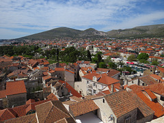 Trogir : vue au nord-ouest.