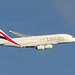 Emirates A380 over London - 30 August 2020