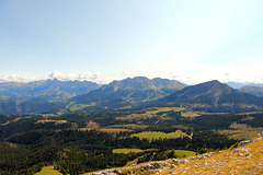 Panoramablick vom Weisshorn in östlicher Richtung (Notes)