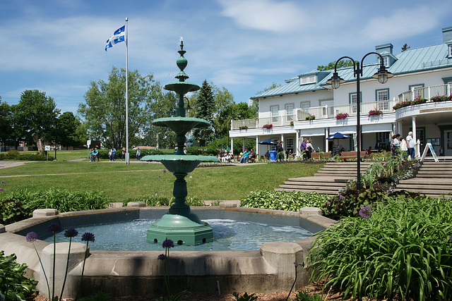 Fountain At The Manoir De Montmorency