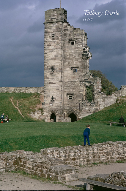 Tutbury Castle c1970 (Scan from slide)