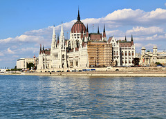 Das ungarische Parlament in Budapest