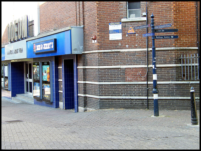 Odeon signpost