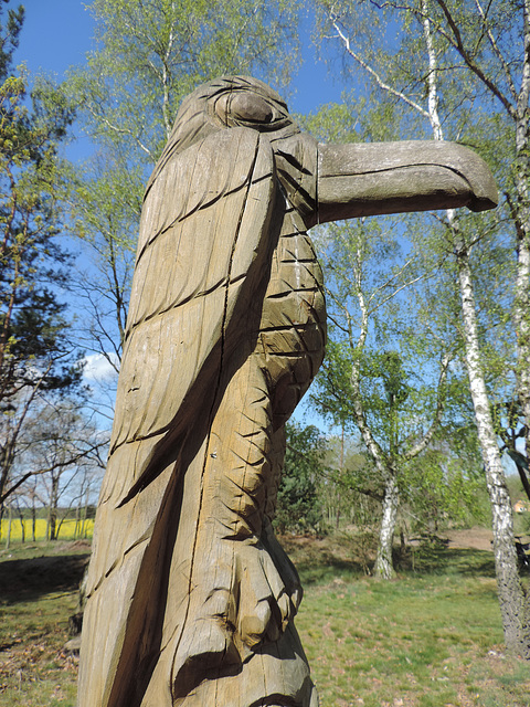 Skulptur am Holbecker See