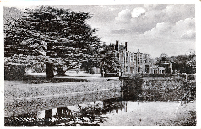 Hillington Hall, Norfolk (Demolished 1946)