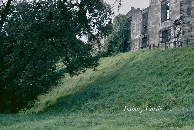 Tutbury Castle c1970 (Scan from slide)