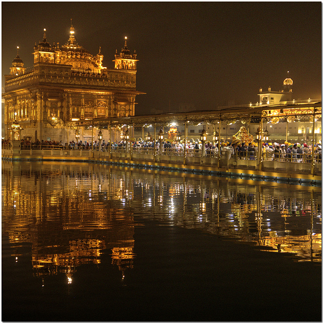 Evening at the Golden Temple, Amritsar