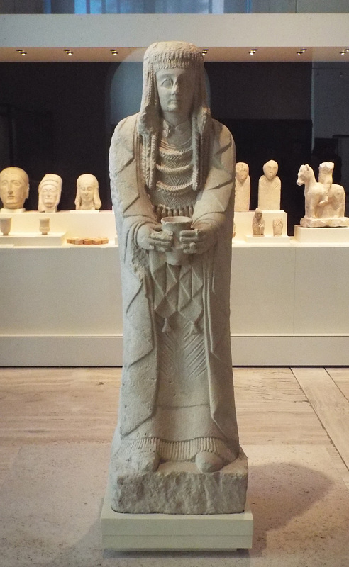 Iberian Great Lady Offerant in the Archaeological Museum of Madrid, October 2022