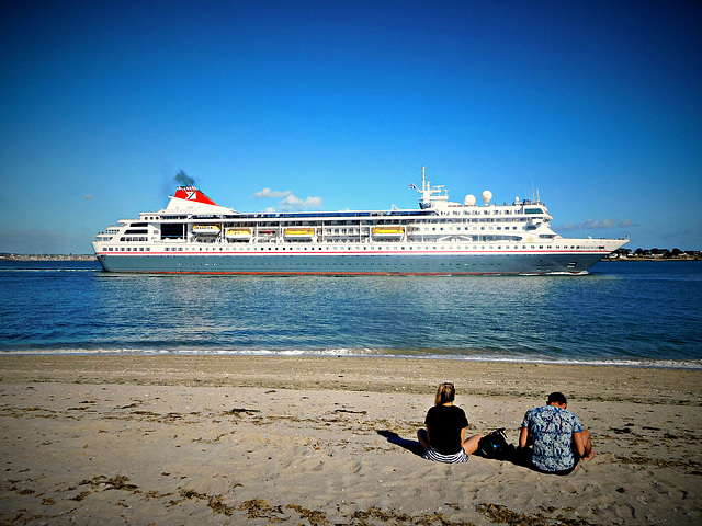 sortie du paquebot rade de LORIENT (56)