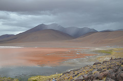 Bolivian Altiplano, Storm above the Laguna Colorada