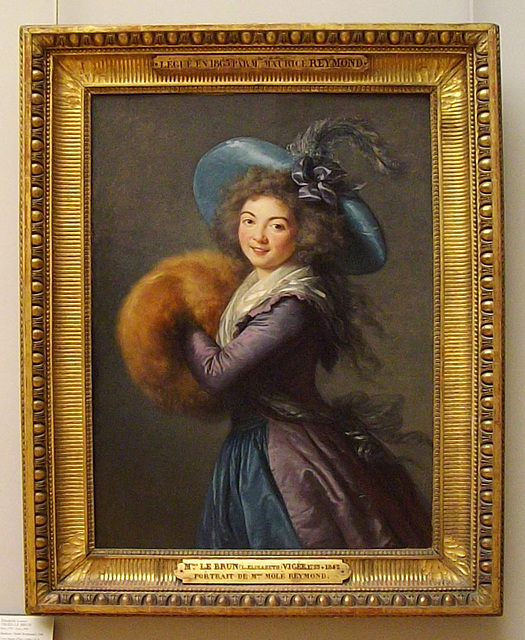 Madame Mole-Reymond by Vigee-LeBrun in the Louvre, June 2014