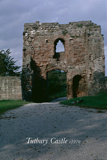 Tutbury Castle c1970 (Scan from slide)