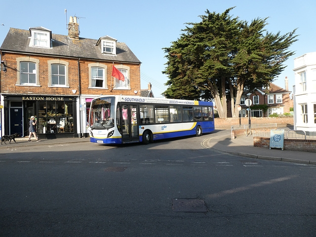 BorderBus 108 (BB11 BUS) (YX11 CSV) in Southwold - 19 Jul 2022 (P1120555)