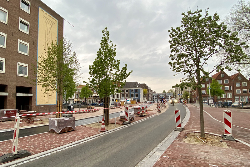 Work on the Pelikaanstraat