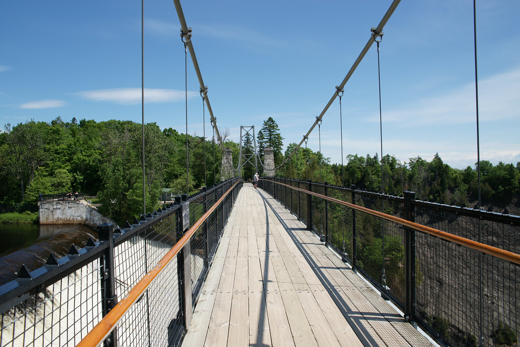 Bridge Over The Chutes De Montmorency