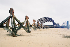 Remains of Wellington Pier and Wellington Pier Pavillion, Marine Parade, Great Yarmouth, Norfolk in 2005