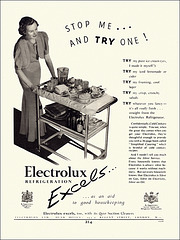 Electrolux Refrigerator Ad, 1950