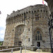 La grille du château de Dinan (22) est ouverte , nous y entrons , pour la visite .......