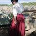 Back view of the Edwardian outfit