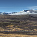 Mt. Snøhetta seen from Mt. Tverrfjellet.