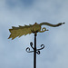 stock church, essex (4) dragon wind vane, perhaps early c18