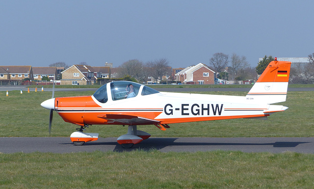 G-EGHW at Solent Airport - 26 March 2022