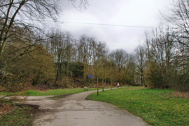 Park, ehemals Zechengelände Dahlhauser Tiefbau (Bochum-Dahlhausen) / 21.03.2021