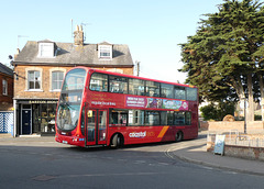 First Eastern Counties 37043 (YJ06 XLT) in Southwold - 19 Jul 2022 (P1120580)